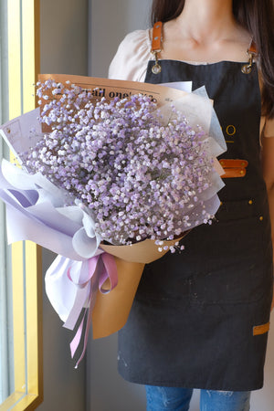 Baby Breath Baby's Breath Bouquet by Bamboo Green Florist, Penang, photo 4
