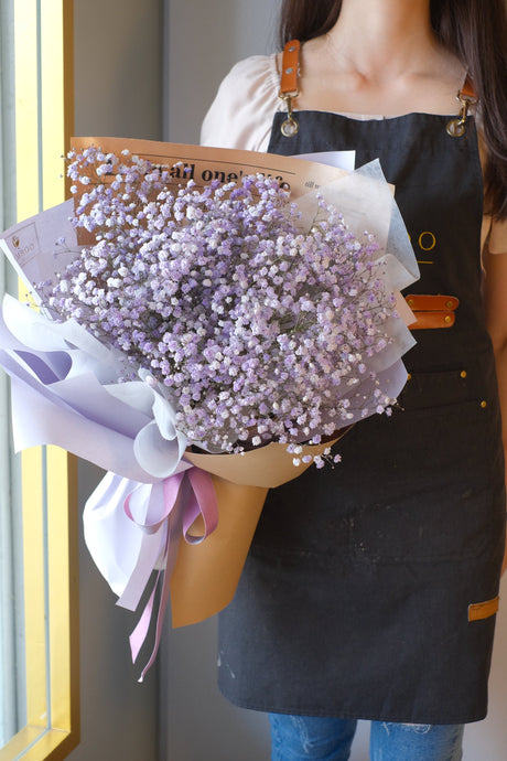 Baby Breath Baby's Breath Bouquet by Bamboo Green Florist, Penang, photo 4