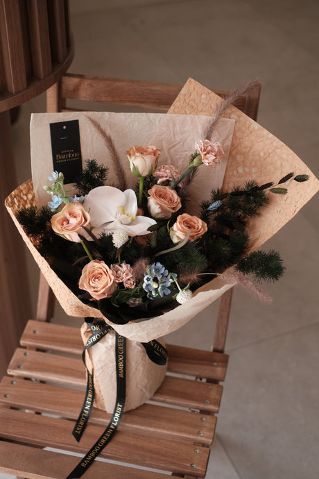 Roasted Espresso Bouquet by Bamboo Green Florist, Penang