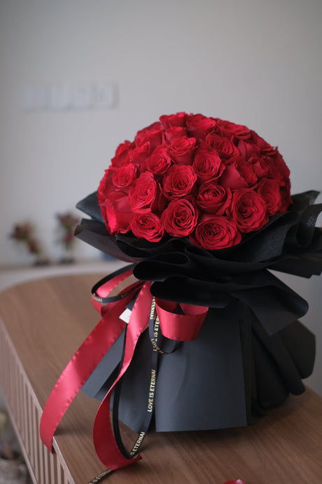 Rouge Royale Rose Bouquet by Bamboo Green Florist, Penang, photo 2