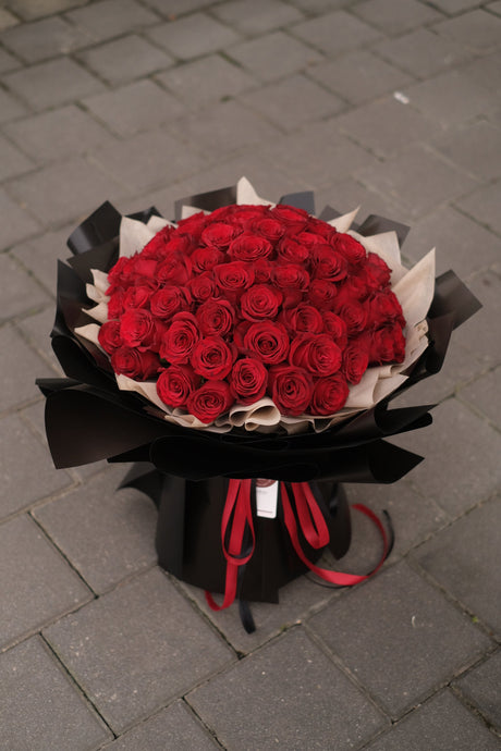 Sangria - Red Roses Bouquet by Bamboo Green Florist, Penang, photo 3
