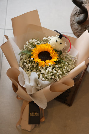 Shine Sunflower Bouquet by Bamboo Green Florist, Penang