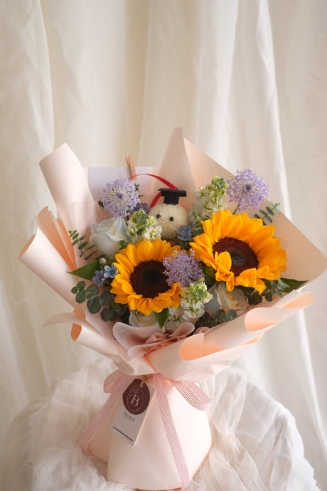 Soar High Sunflower Bouquet by Bamboo Green Florist, Penang