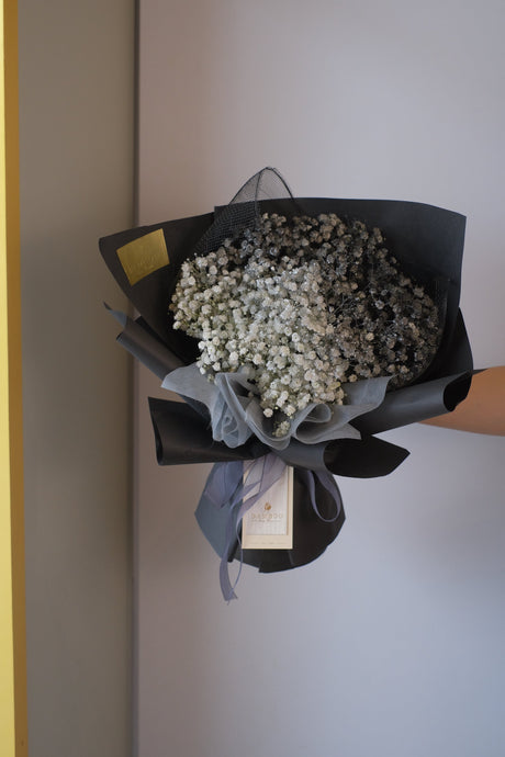 Baby Breath Baby's Breath Bouquet by Bamboo Green Florist, Penang, photo 2