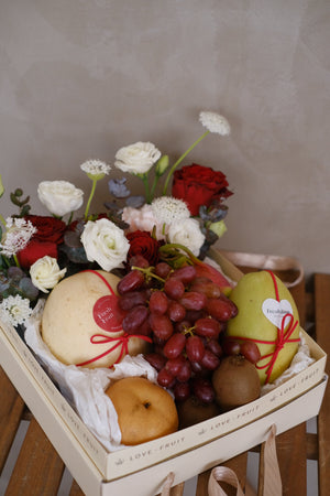 Summer Bling Fruit & Flower Basket by Bamboo Green Florist, Penang, photo 3