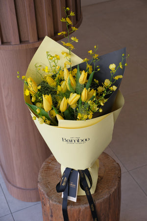 Sunspell Tulip Bouquet by Bamboo Green Florist, Penang, photo 2