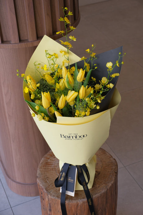 Sunspell Tulip Bouquet by Bamboo Green Florist, Penang, photo 2