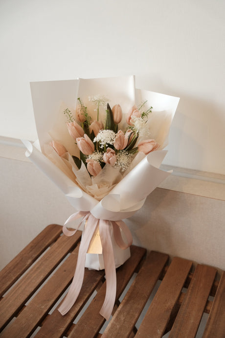 Terra Poetry Tulip Bouquet by Bamboo Green Florist, Penang