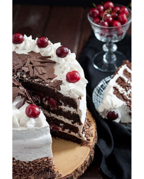 Traditional Black Forest Cake by Bamboo Green Florist, Penang