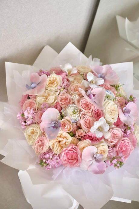 Tulle Senorita Rose Bouquet by Bamboo Green Florist, Penang, photo 2