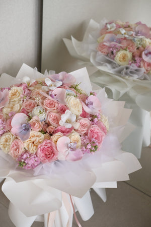 Tulle Senorita Rose Bouquet by Bamboo Green Florist, Penang, photo 3