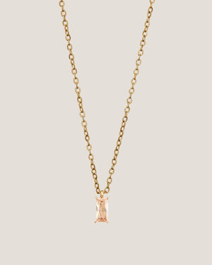 Verity Champagne Pendant Gold Necklace by GUNG by Bamboo Green Florist, Penang