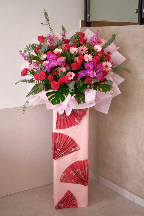 Victory Lane Grand Opening Flowers by Bamboo Green Florist, Penang