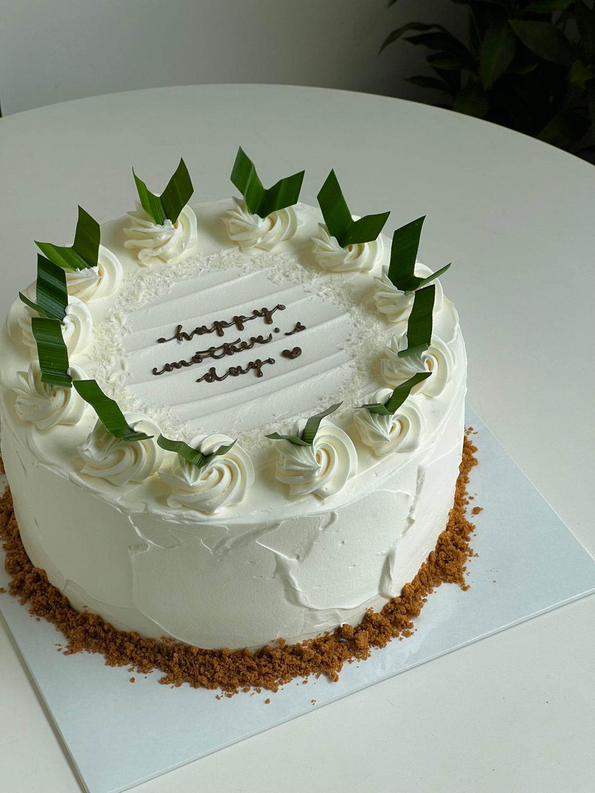 Pandan Bloom Cake by Bamboo Green Florist, Penang, photo 2