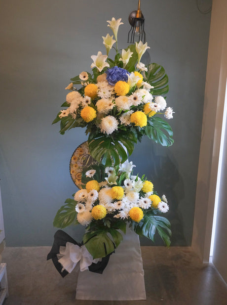 Whyte Williams Condolence Wreath by Bamboo Green Florist, Penang