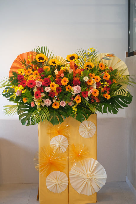 Wilderness Canvas Grand Opening Flowers by Bamboo Green Florist, Penang