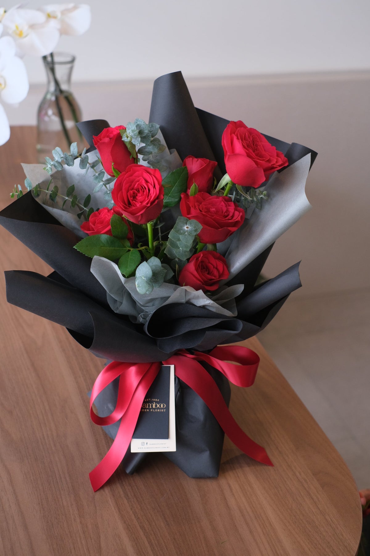 Absolutely Roses / Red by Bamboo Green Florist, Penang, photo 2