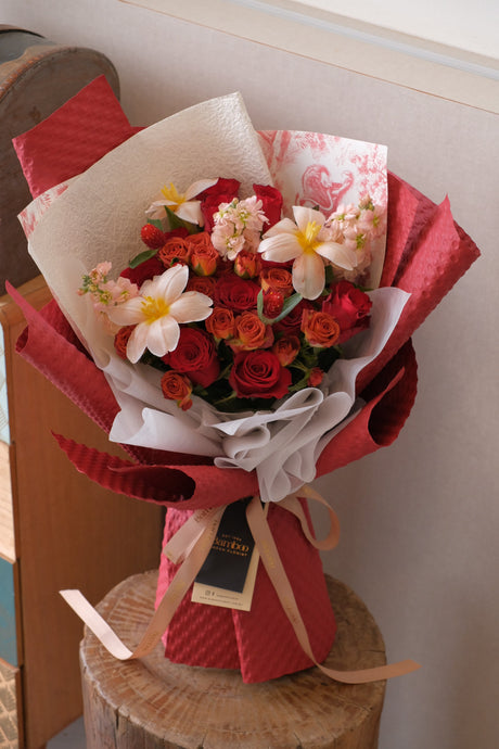 Adobe Tulip Bouquet by Bamboo Green Florist, Penang, photo 2