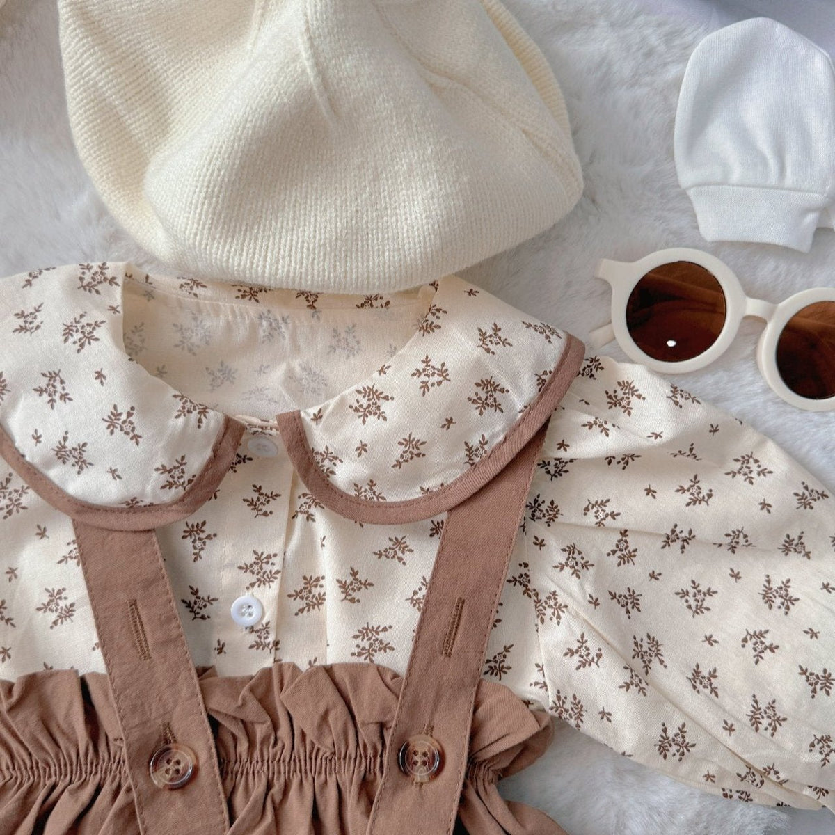 Autumn Princess baby romper – autumn themed outfit for baby girls