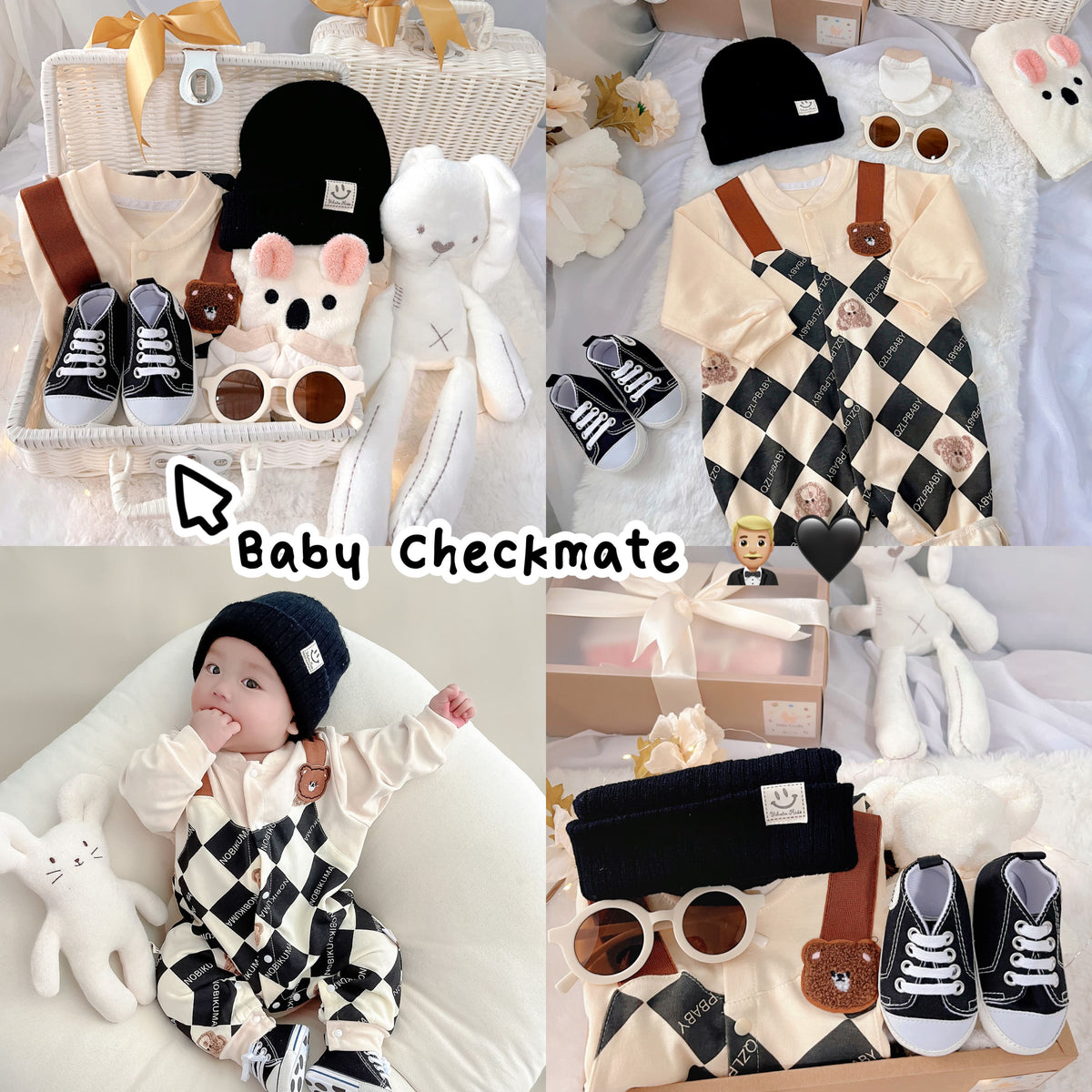 Baby Checkmate baby gift set for newborns and baby showers in Malaysia