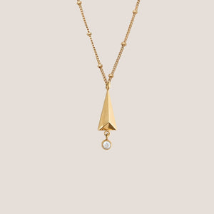 Bibelot Gold Pendant Gold Necklace by GUNG by Bamboo Green Florist, Penang