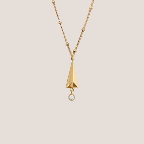 Bibelot Gold Pendant Gold Necklace by GUNG by Bamboo Green Florist, Penang