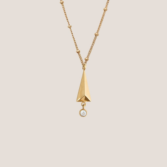 Bibelot Gold Pendant Gold Necklace by GUNG by Bamboo Green Florist, Penang