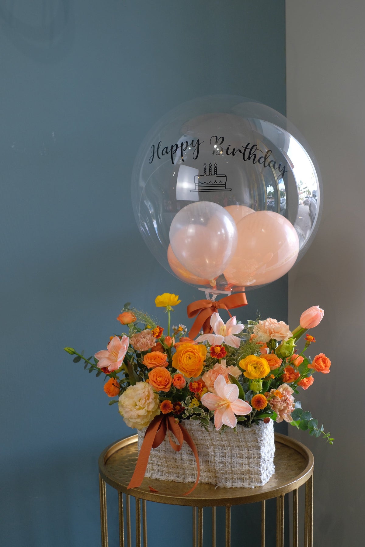 Omakase in Tweed Flower Box by Bamboo Green Florist, Penang, photo 2