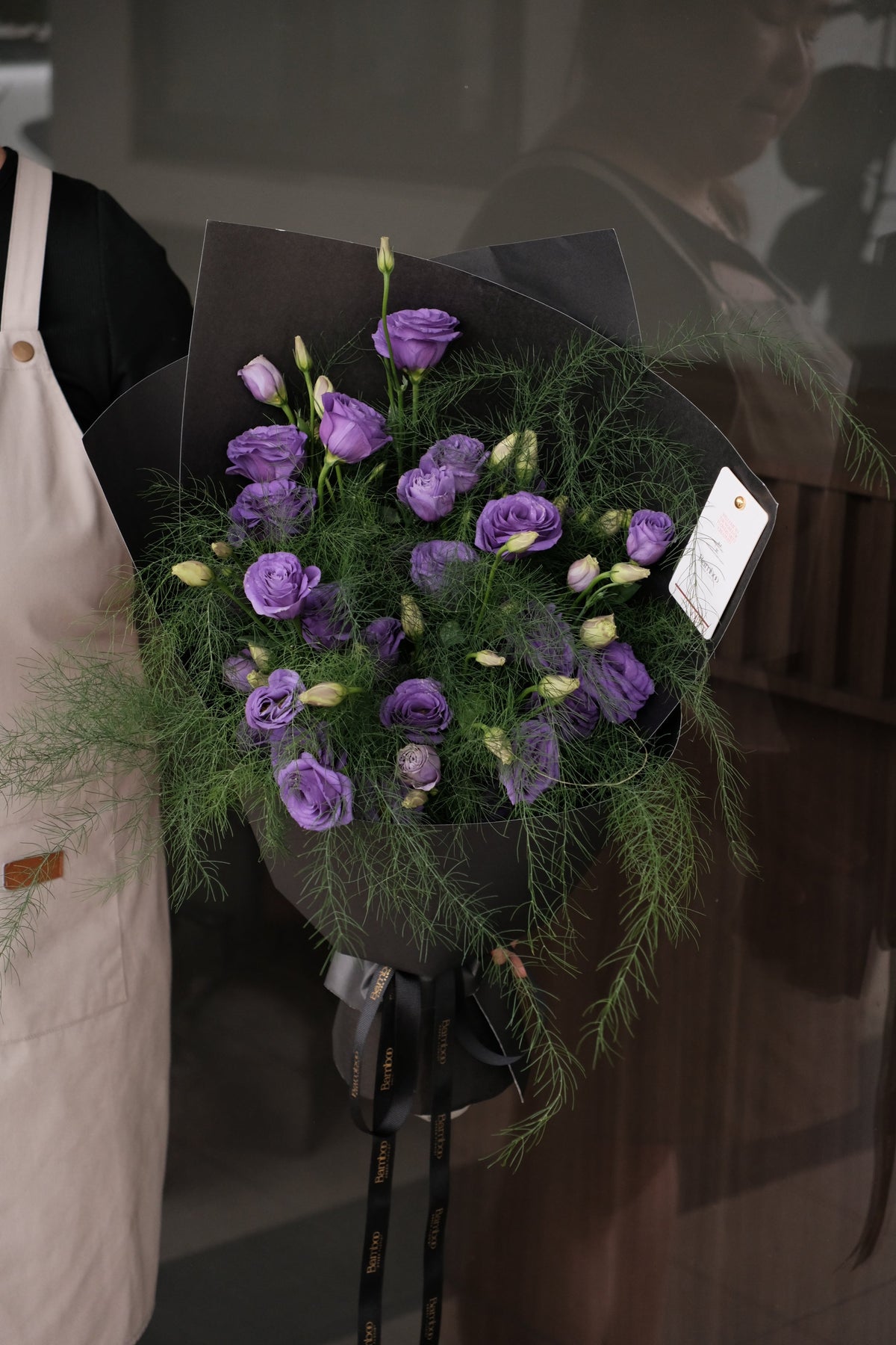 Éclat Violet Tulip Bouquet by Bamboo Green Florist, Penang