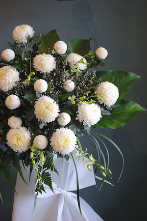 Eternal Light Condolence Wreath by Bamboo Green Florist, Penang, photo 2