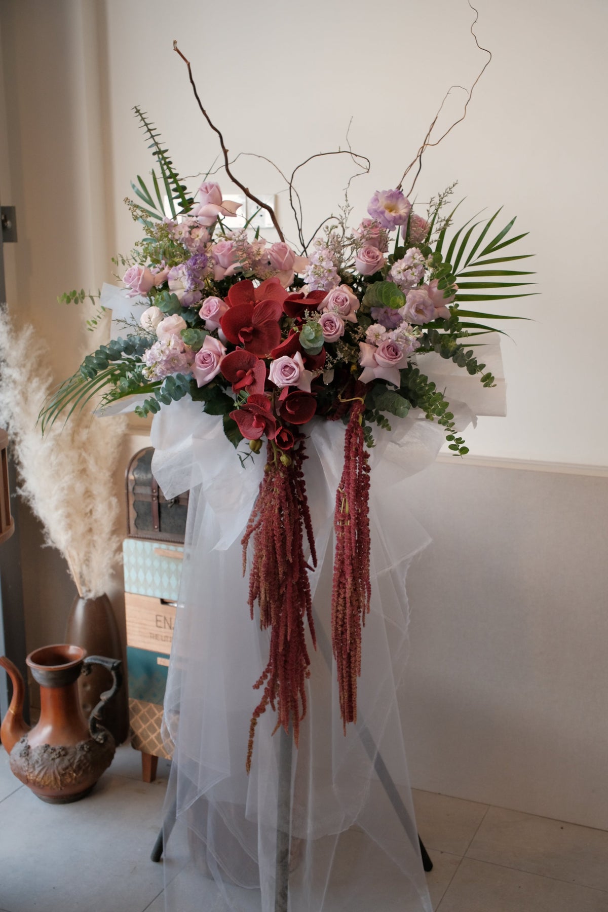 Exotic Blooms Grand Opening Flower Stand by Bamboo Green Florist, Penang