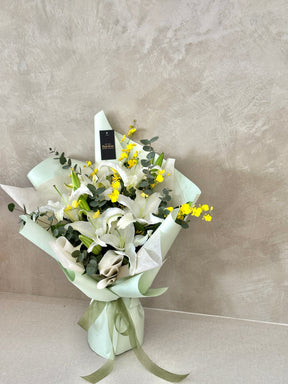 Felice Lily Bouquet by Bamboo Green Florist, Penang