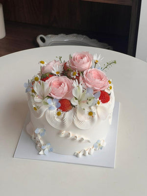 Flower Flora Cake by Bamboo Green Florist, Penang, photo 2