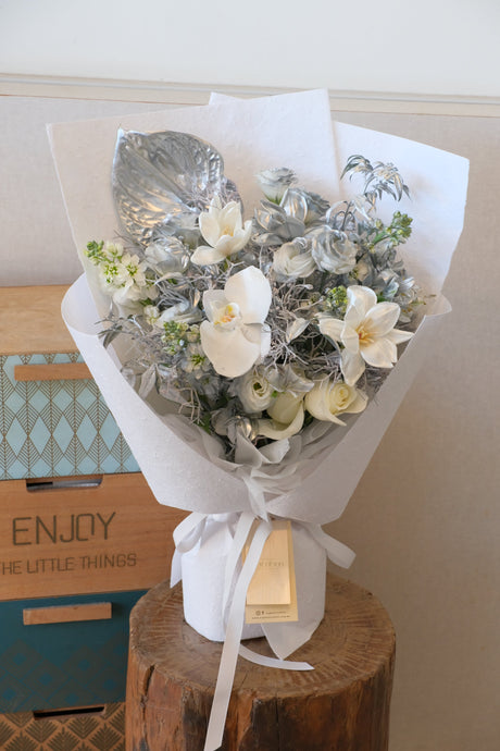 Omakase - Futurism Vase Arrangement by Bamboo Green Florist, Penang