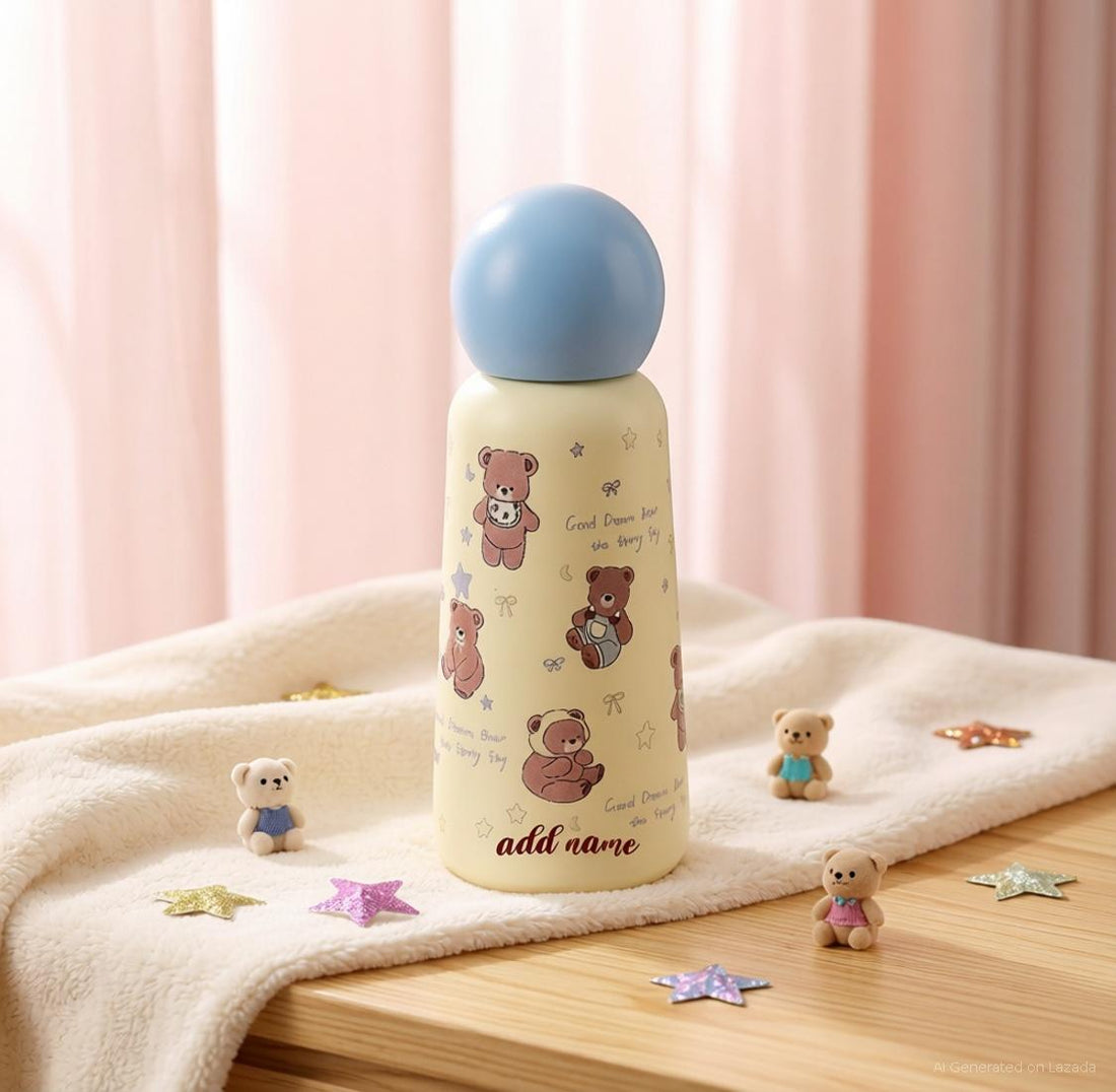 Bear Water Tumbler, included in Garden to Bath gift sets