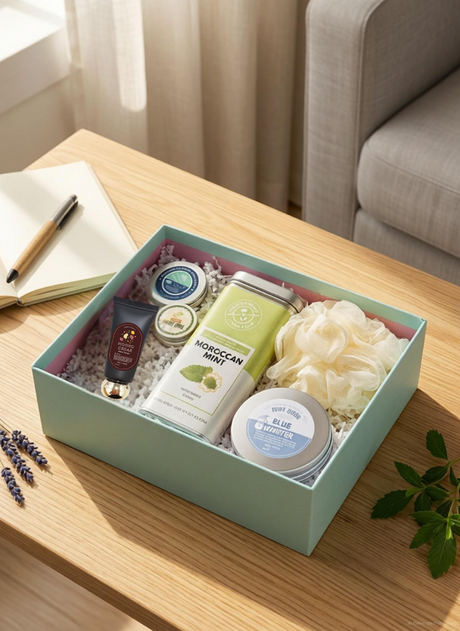 Birthday Tea (Green) Gift Set by Garden to Bath
