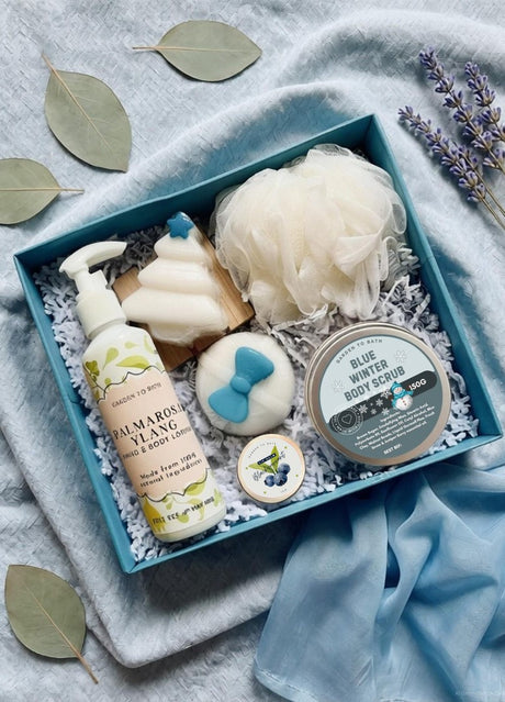 Blue Winter Set by Garden to Bath