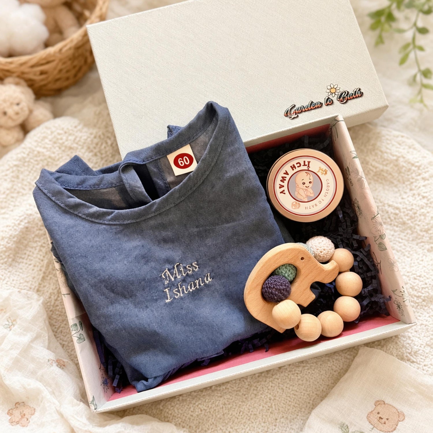 Build A Baby Denim Box (Baby) 2 Products by Garden to Bath