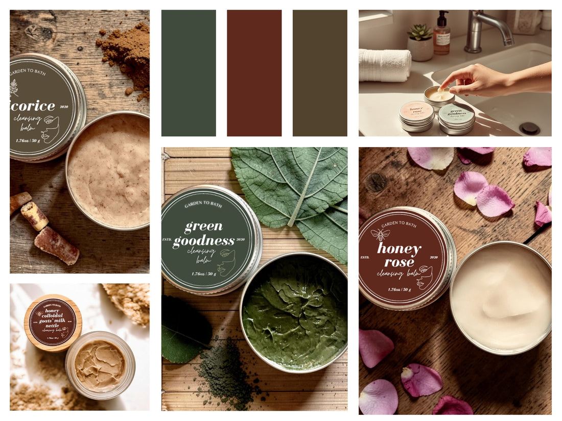 Face Cleansing Balm, included in Garden to Bath gift sets