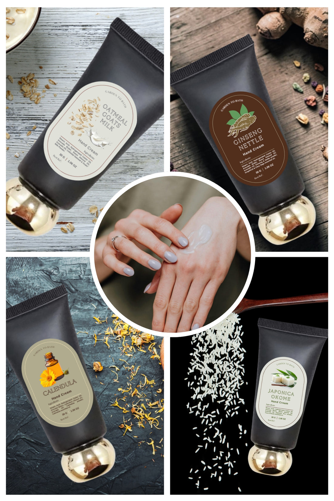 Hand Cream, included in Garden to Bath gift sets