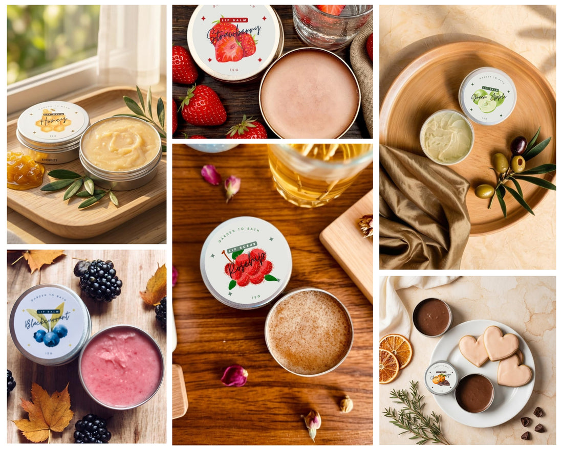 Lip Balm, included in Garden to Bath gift sets