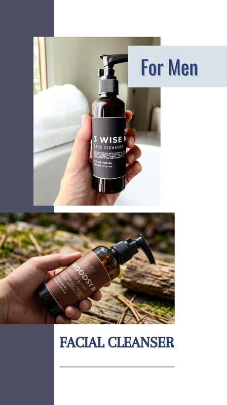 Men Face Cleanser, included in Garden to Bath gift sets