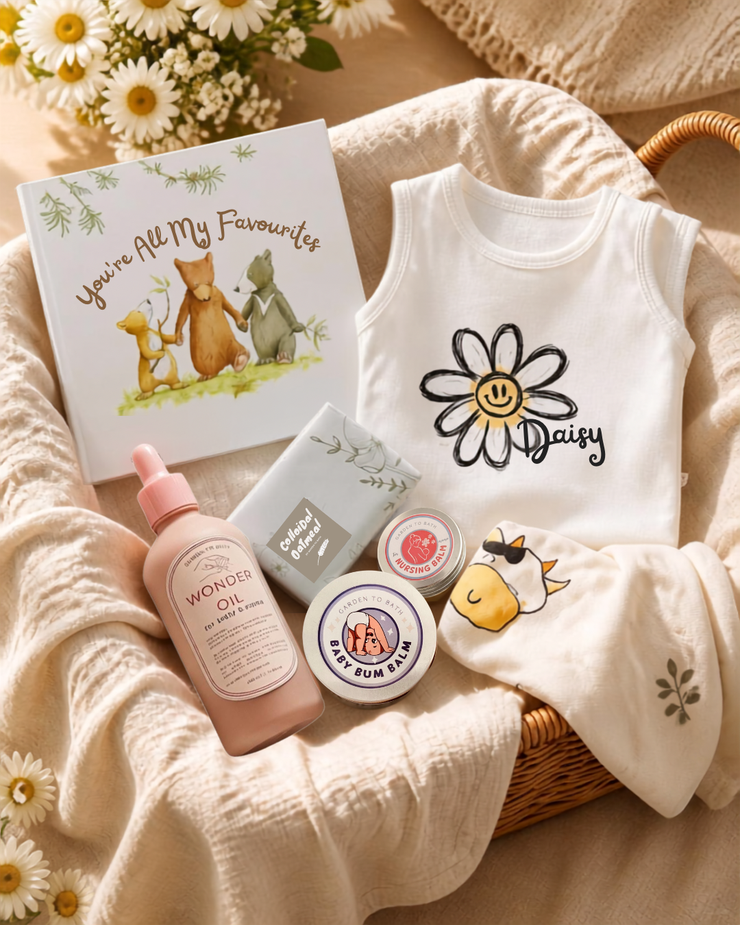 Mom You Did It Again Gift Set (White Romper) by Garden to Bath