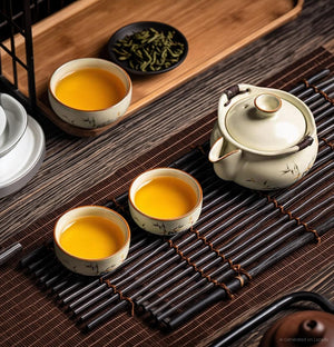 Sipping Serenity Tea Set- Dark Brown by Garden to Bath