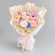 Toffee Cinnamon Soap Flower Bouquet — complete product on a clean neutral background