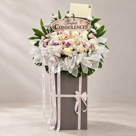 Verdant Legacy Condolence Flower Stand — complete product on a clean neutral background