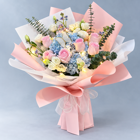 Ocean Serenade Bouquet — complete product on a clean neutral background