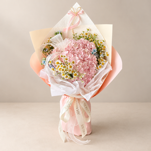 Chamomile Blush Bouquet — complete product on a clean neutral background
