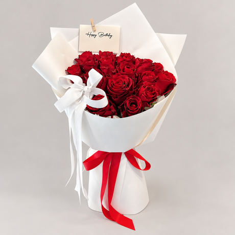 Ruby Devotion Bouquet — complete product on a clean neutral background