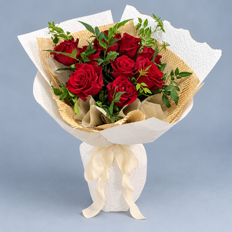 Velvet Orchard Bouquet — complete product on a clean neutral background